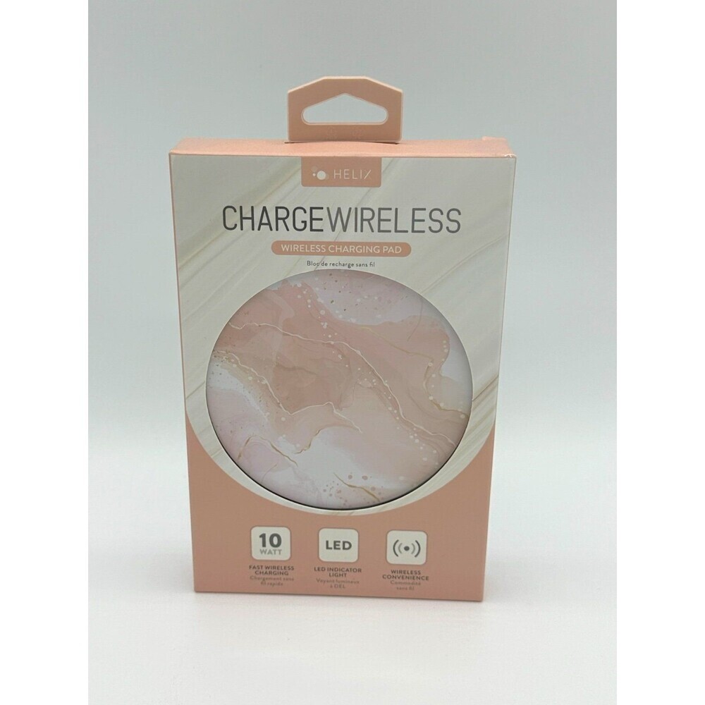Helix Charge Wireless Charging Pad -‎ Pink Marble